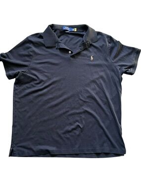 Polo By Ralph Lauren Polo Shirt Black Classic Fit Size XL